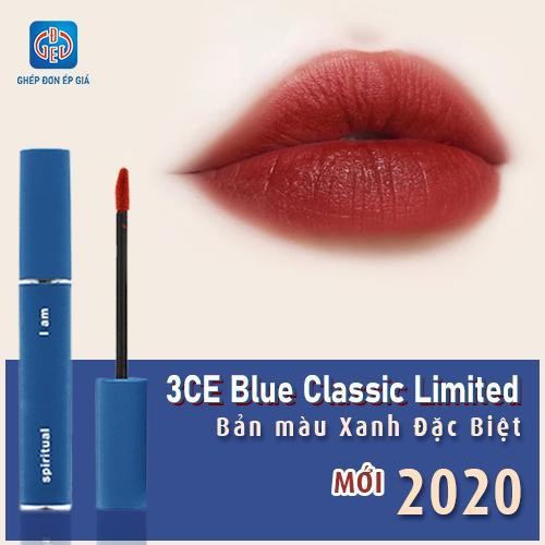 Son 3CE Mẫu Mới Vỏ Xanh Chính Hãng Hàn Quốc Phiên Bản Giới Hạn - Hot Trend 2020