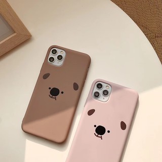 Ốp Điện Thoại Hình Gấu Nâu Đáng Yêu Cho Iphone 7 / 8 Plus 11 Pro Max / Xs
