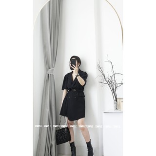 Váy vest tay bồng