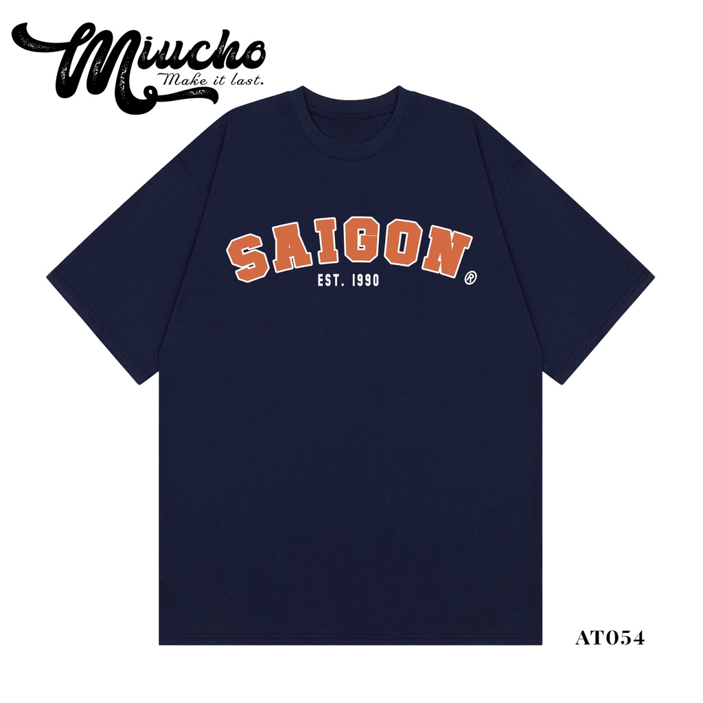 Áo phông nữ form rộng tay lỡ unisex đẹp, áo thun nữ form rộng tay lỡ unisex cotton hàn quốc AT054 Miucho basic tee