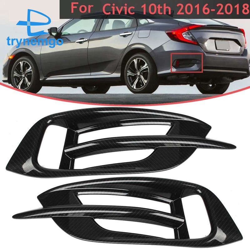 Ốp Viền Đèn Xe Ô Tô Honda Civic10Th 2016-2018