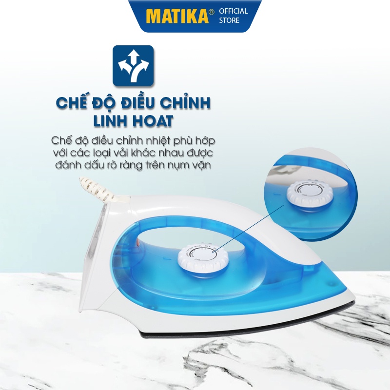 Bàn Là Khô MATIKA Cầm Tay MTK-2910