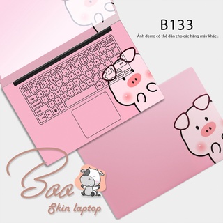 Skin laptop - miếng dán máy tính mẫu heo con đáng iu, có mẫu decal dán cho tất cả các dòng máy tính- chống trầy xước.