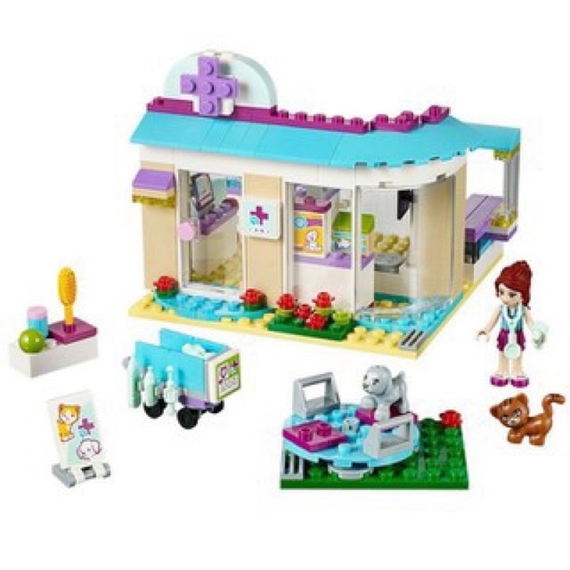 Lắp ráp xếp hình lego friends Girls Club Bela 10496 : Tiệm Cafe bánh ngọt hồ trái - tiệm bánh của Naomi 444 chi tiết