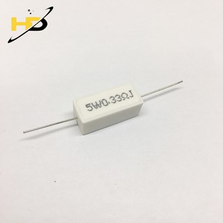 Trở sứ 5W 0.33 ôm 5% ( Trở Công Suất-Bộ 10 Con )