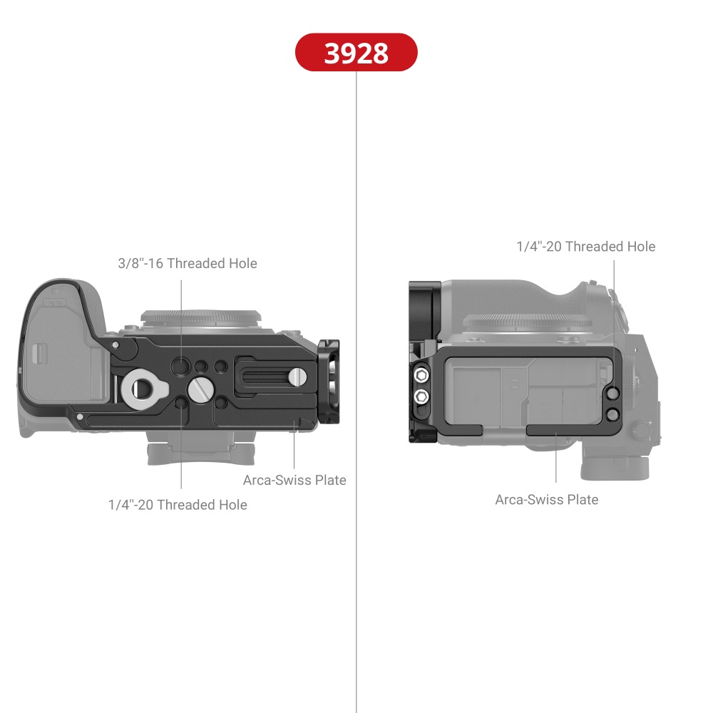 SmallRig Cage 3933 / Cage 3934 / L Bracket 3928 - Khung Đa Chức Năng Dành Cho UJIFILM X-H2/X-H2S
