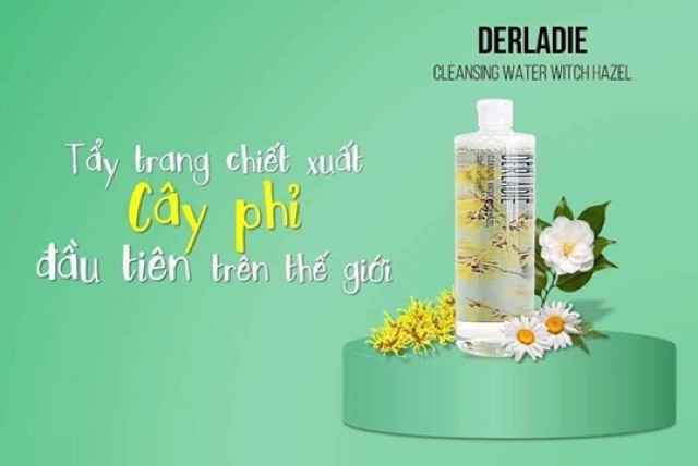 Tẩy Trang Derladie Cleansing Water Witch Hazel