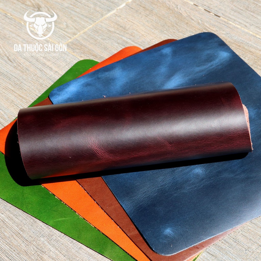 Miếng Lót Chuột Nhỏ Bằng Da Bò Pullup - Hàng Chính Hãng Thương Hiệu Longdo Leather Uy Tín