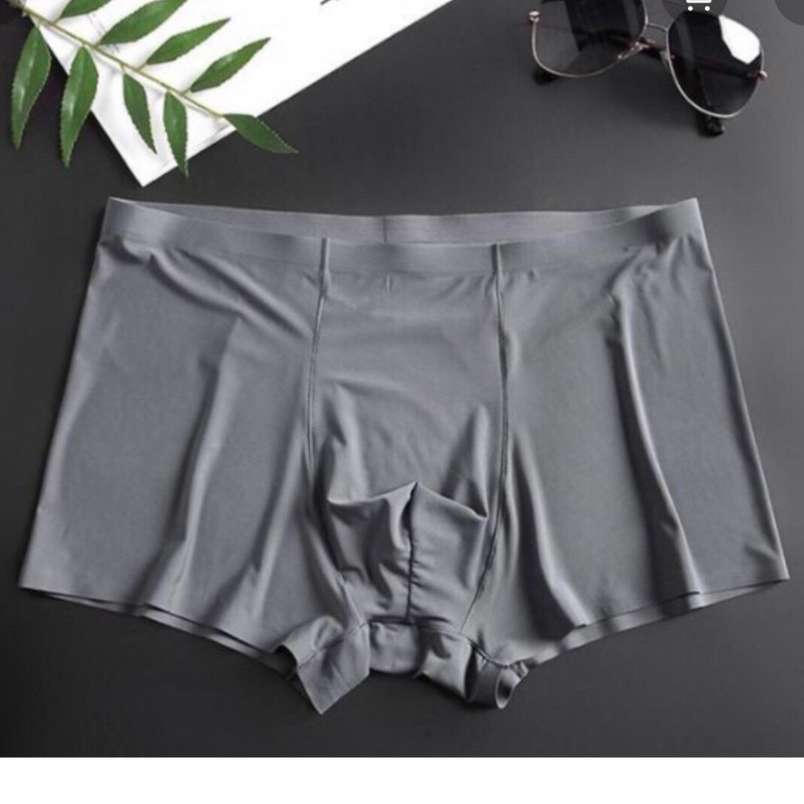 &lt;Cực Xịn&gt; Quần Sịp Nam Đúc Chất Thun Lụa Sữa Lạnh Mềm Mịn Co Giãn Không Viền Hằn Siêu Mát Cao Cấp Chuẩn Nhật Bản