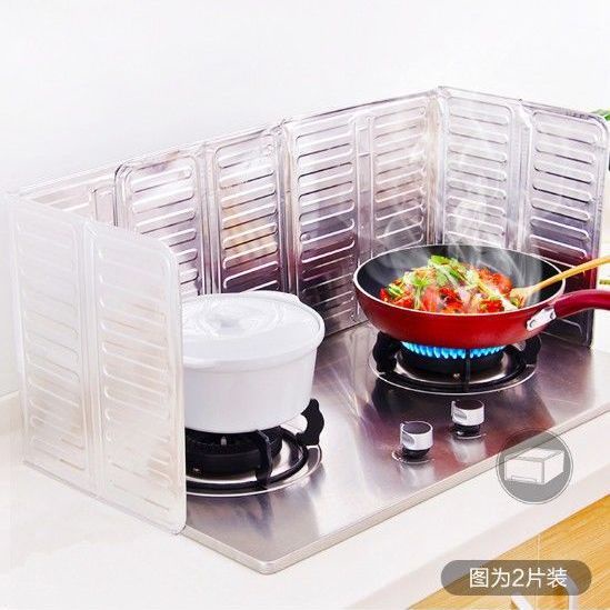Tấm chắn dầu mỡ - Tấm chấn dàu mỡ bếp ga- Khung tráng nhôm size 32.5x84cm