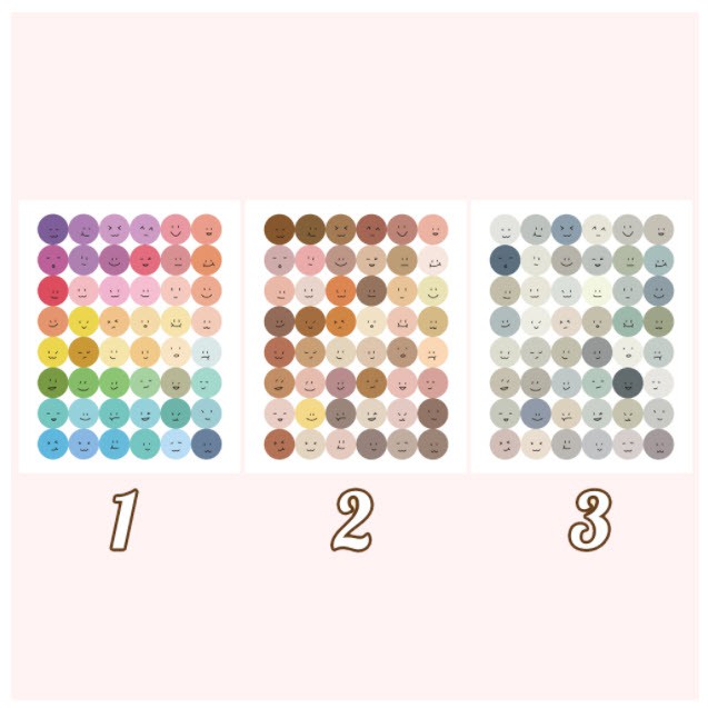 [HCM] Set 3 Miếng Dán Hình Mặt Cười Trang Trí 4 mẫu dễ thương ( Mỗi Set 3 tấm)