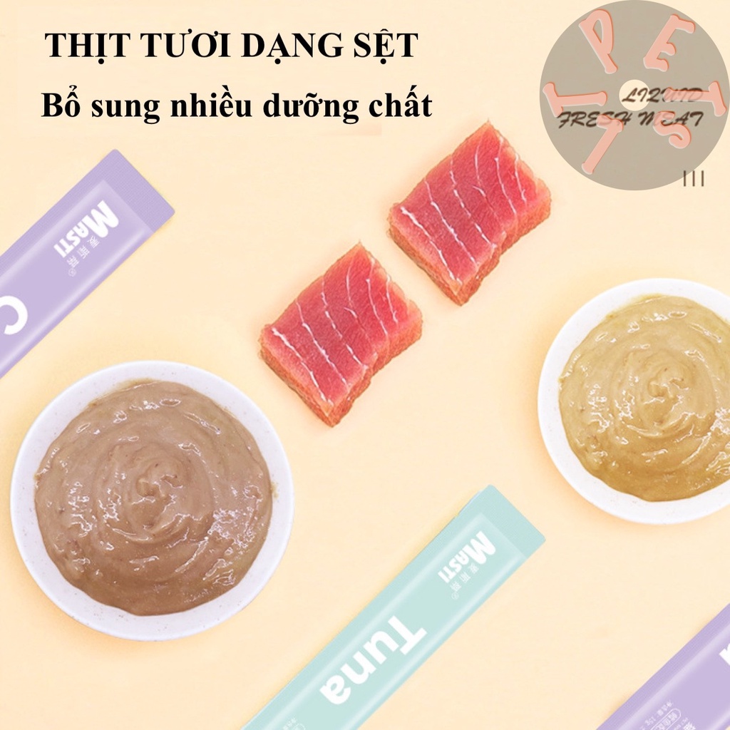 SÚP THƯỞNG MASTI CAO CẤP CHO MÈO - 15G