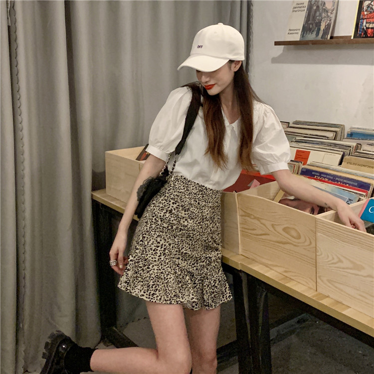 Chân Váy Chữ A Lưng Cao In Họa Tiết Da Báo Phong Cách Hàn Quốc Trẻ Trung Với 2 Màu Lựa Chọn | BigBuy360 - bigbuy360.vn