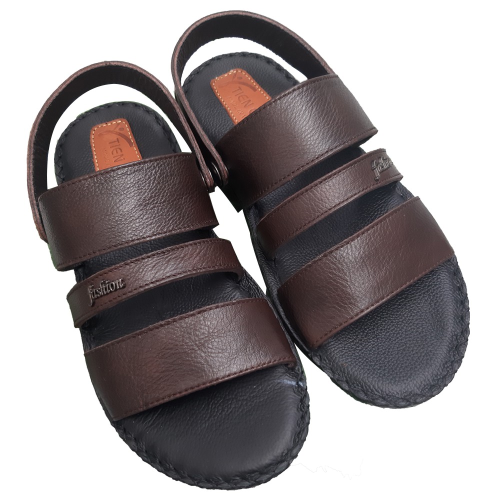 Giày Sandal Nam Da Bò TIẾN CÔNG Thời Trang TCF1059