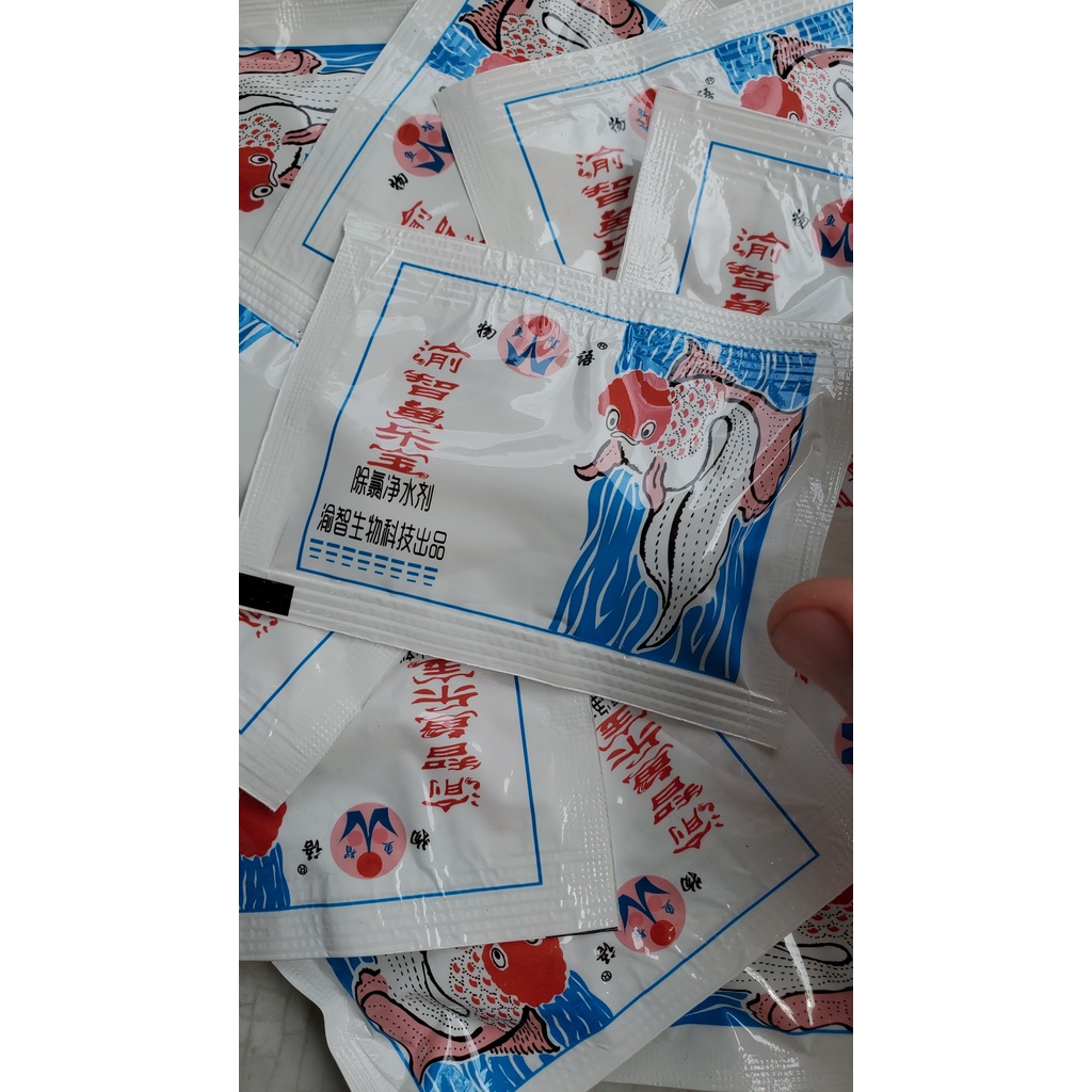 Viên khử clo tránh sốc nước khi thay nước bể cá cảnh