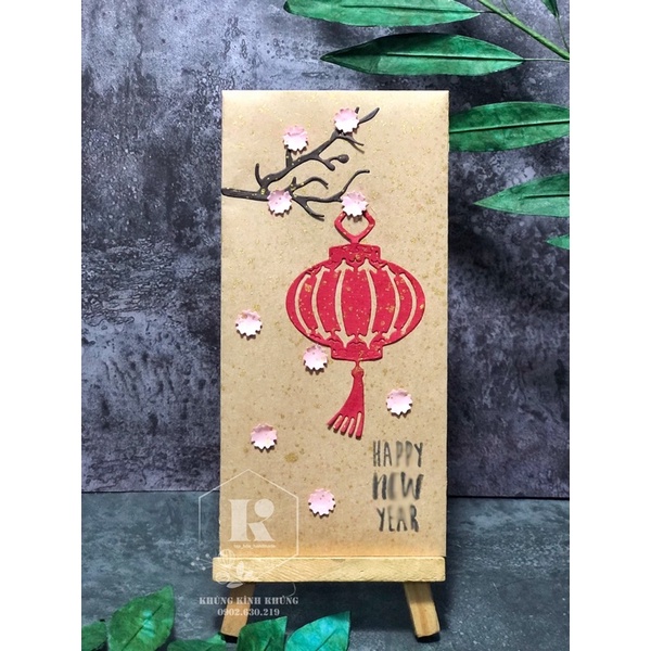 Set 2 bao lì xì Tết 2022 - bao lì xì phong cách vintage - hàng handmade