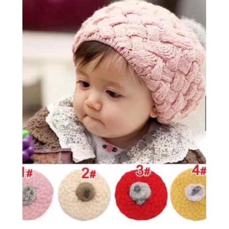 NÓN LEN HÌNH NỒI CHO BÉ GÁI 6 tháng đến 2 tuổi
