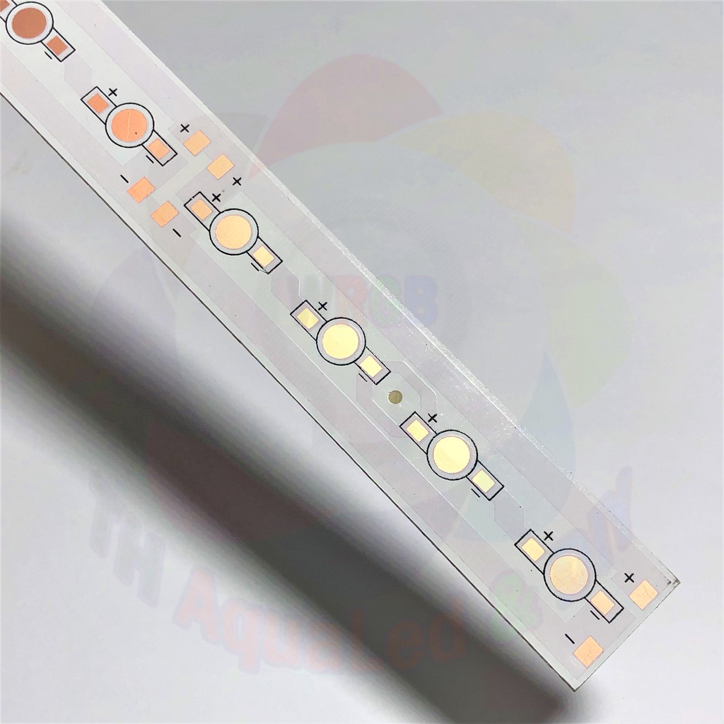 Mạch LED 25mm cho chip led đơn Luxeon dùng nguồn 12 volt chuẩn dày, dễ hàn. Combo 2-3 mạch