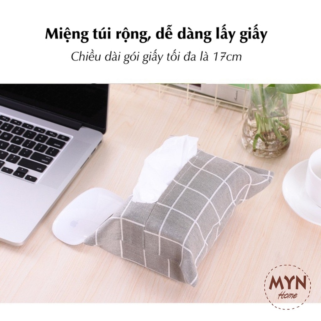 Túi giấy ăn vải bố canvasi dễ sử dụng (Dùng cho túi giấy cỡ trung)