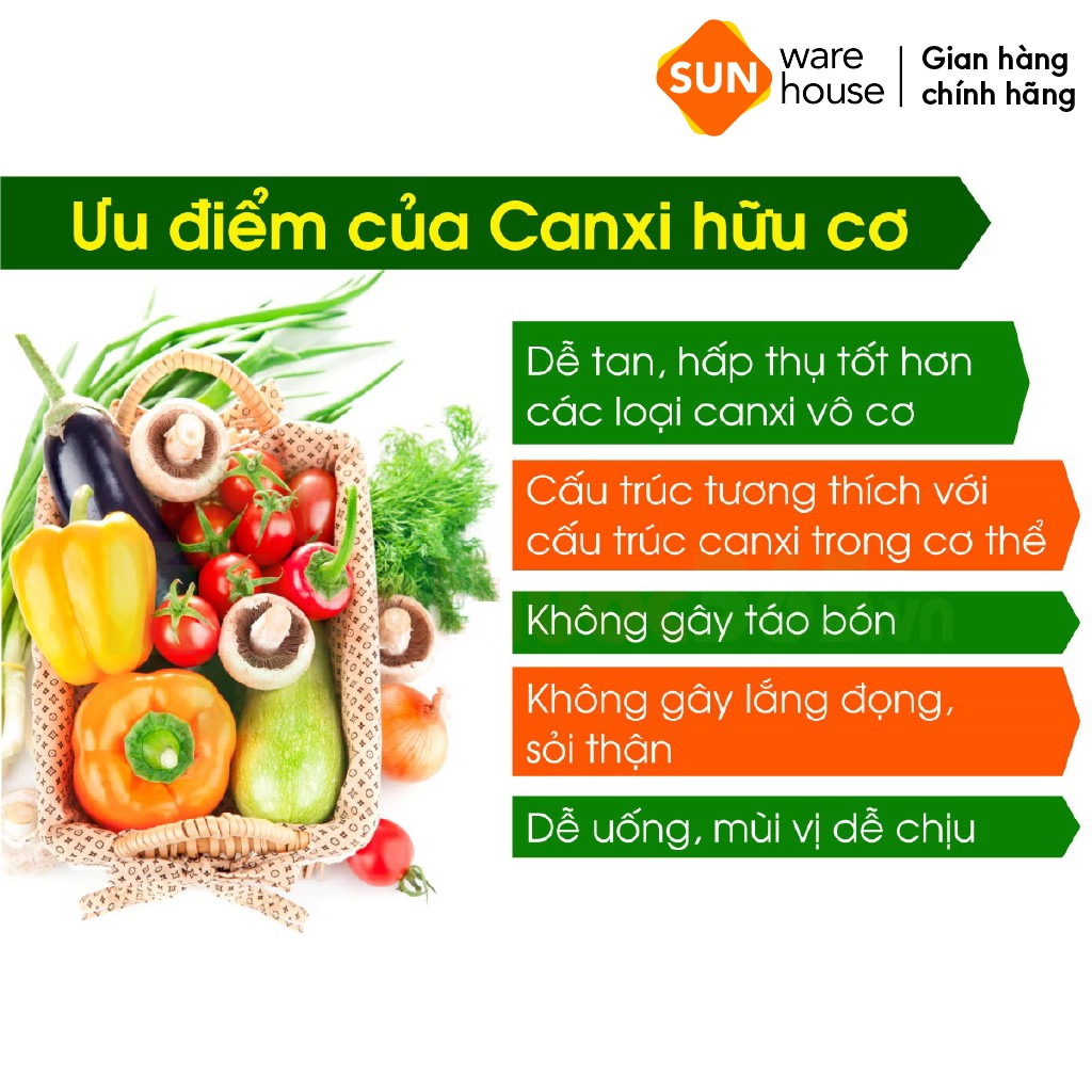 Viên Uống Bổ Sung Canxi Hữu Cơ Olympian Labs Green Calcium Giúp Xương Chắc Khoẻ, An Toàn Cho Mẹ Và Bé