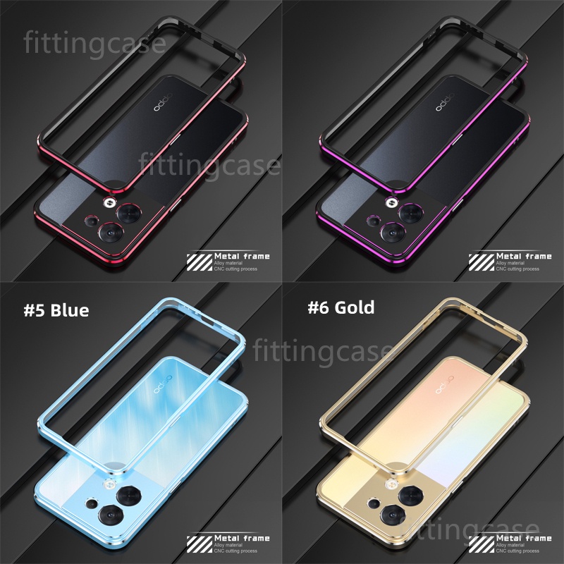 Ốp Điện Thoại Khung Hợp Kim Nhôm Chống Sốc Cho OPPO Reno 8 7 6 5 Pro  reno8 reno7 reno6 Reno5 K