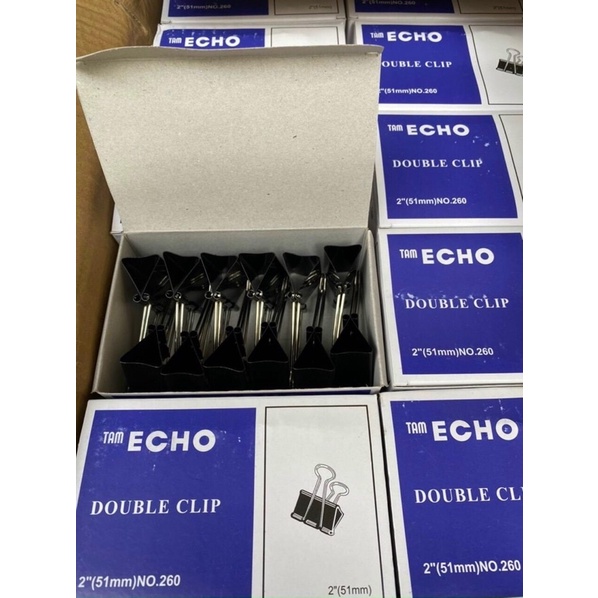 Kẹp bướm - Kẹp giấy Slecho/Echo 15mm, 19mm, 25mm, 32mm, 41mm, 51mm
