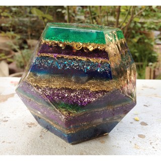 [HCM] Khối orgonite năng lượng 12 mặt - Nguyên tố Ether