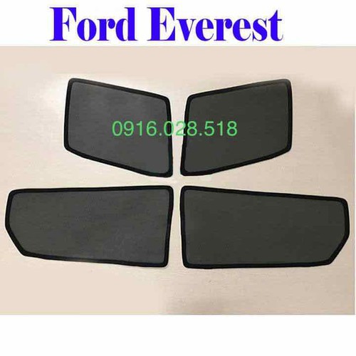 FORD EVEREST 2020-2019-2018-2017 BỘ 4 TẤM CHẮN NẮNG NAM CHÂM CỬA XE Ô TÔ LOẠI 1