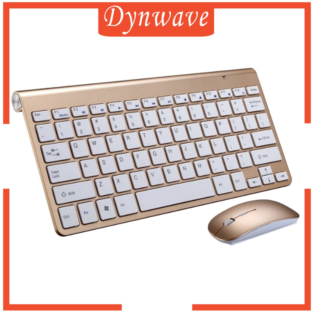 [DYNWAVE] Wireless Optical Keyboard Mouse Set w/ USB Receiver Combo Set 2.4G for MacBook
