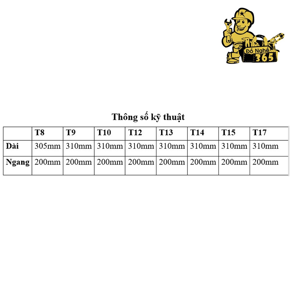 Cần siết chữ T 8mm  Top