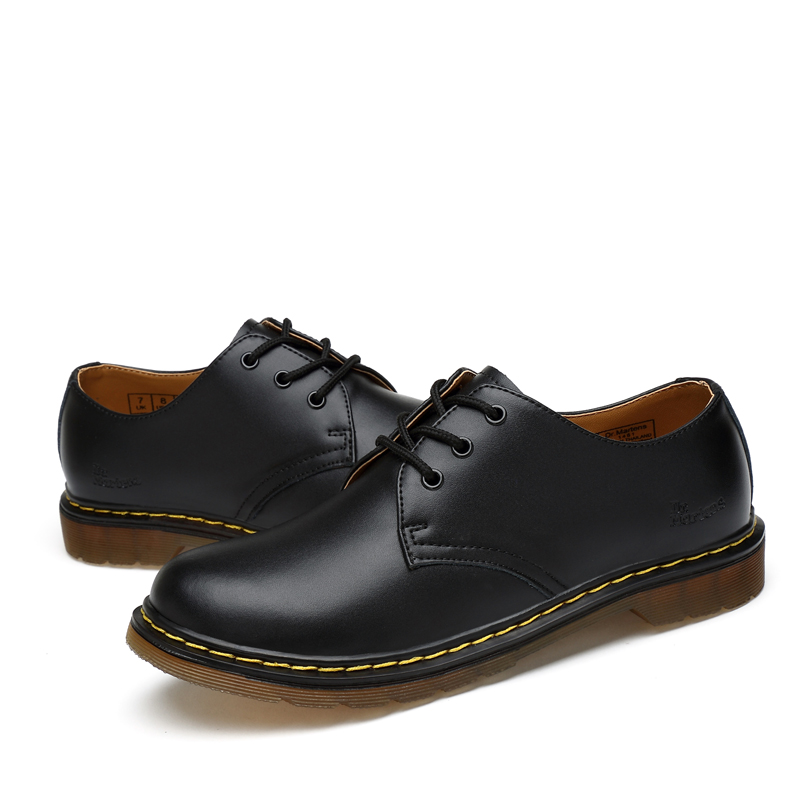 DR.MARTENS Giày Bốt Da Cổ Cao Thời Trang Cổ Điển Cho Nam Nữ (1461)