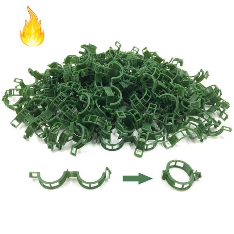 Set 200 Kẹp Hỗ Trợ Trồng Cây Dây Leo Dưa Leo Đường Kính Trong 1 inch