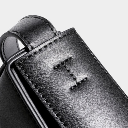 Túi Đeo Chéo siêu bền thời trang nam nữ Kuu Clothes Màu Đen chống thấm nước tùy ý điều chỉnh - Túi Knit Bag