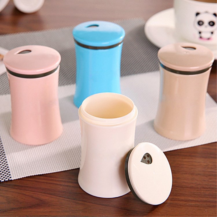 Hũ Ống Đựng Tăm Xỉa Răng DÁNG THON CDS1087- Lọ Hình Tròn/Vuông Decor Bàn Ăn