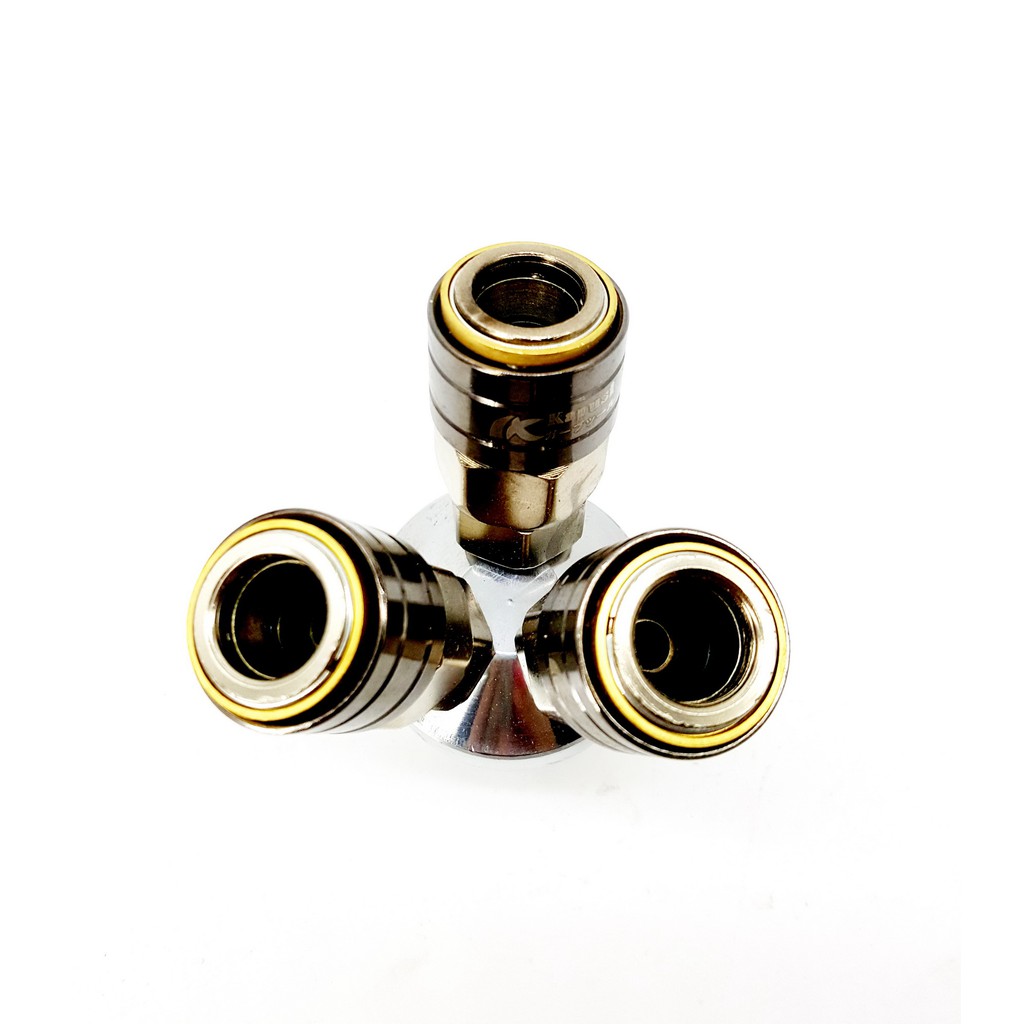 ĐẦU NỐI HƠI NHANH TỰ ĐỘNG 3 CHIA TRÒN CAO CẤP KAPUSI CAO CẤP