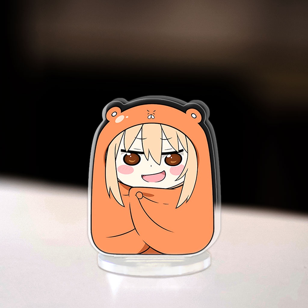 Mô hình Mini Himouto Umaru-chan Standee Chibi Manga Cô em gái hai mặt trang trí góc học tập cao 3cm phụ kiện HM Decor