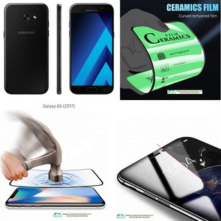 Kính Cường Lực Samsung Galaxy A5 (2020) và Samsung A5 (2017) - Chống Bám Vân Tay - Kính CERAMICS Độ Cứng H9