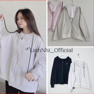 Áo khoác Xẻ tà HÌNH CHAI Form Rộng Nữ [FREESHIP] ❤️ Áo khoác nỉ freesize nam nữ đều mặc được [HOT HOT]