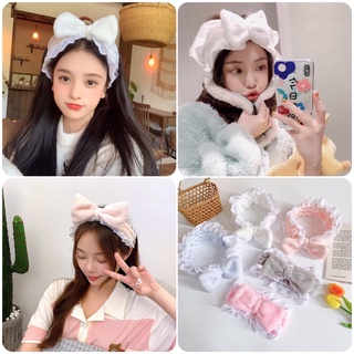 Băng đô rửa mặt nơ bảng to cao cấp