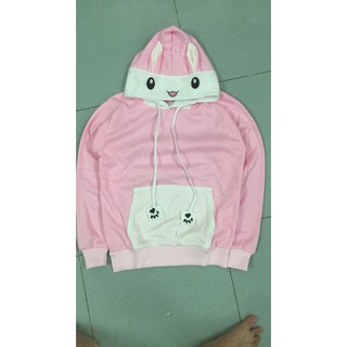 Áo hoodie nữ thỏ (dưới 58kg)