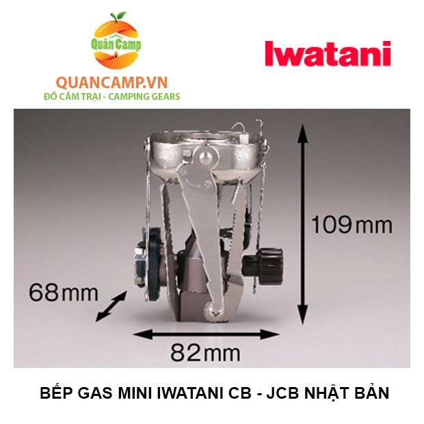 Bếp gas mini Iwatani CB - JCB Nhật Bản