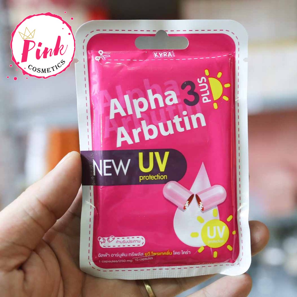 VỈ Kích Dưỡng Trắng và Chống Nắng New UV Alpha Arbutin 3 Plus (vỈ 10v)