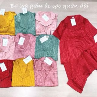 SET LỤA GẤM DÀI ( Loại 1, chất đẹp )