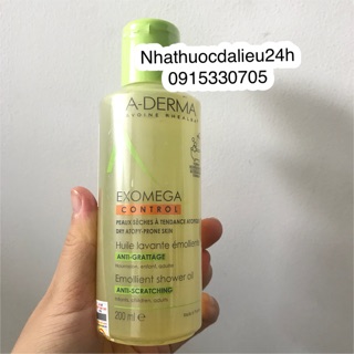 Aderma Exomega Control Gel sữa tắm chuyên dụng dành cho da khô 200ml