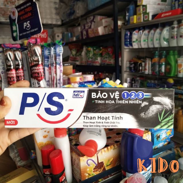 Kem Đánh Răng P/S Bảo Vệ 123 Trà Xanh/ Chăm Sóc Toàn Diện 190g | KĐR Than Hoạt Tính/ Ngừa Sâu Răng Vượt Trội 180g