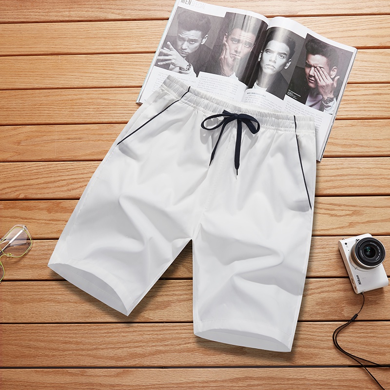 Quần Short Dây Rút Lưng Thun Thời Trang Mùa Hè Cho Nam