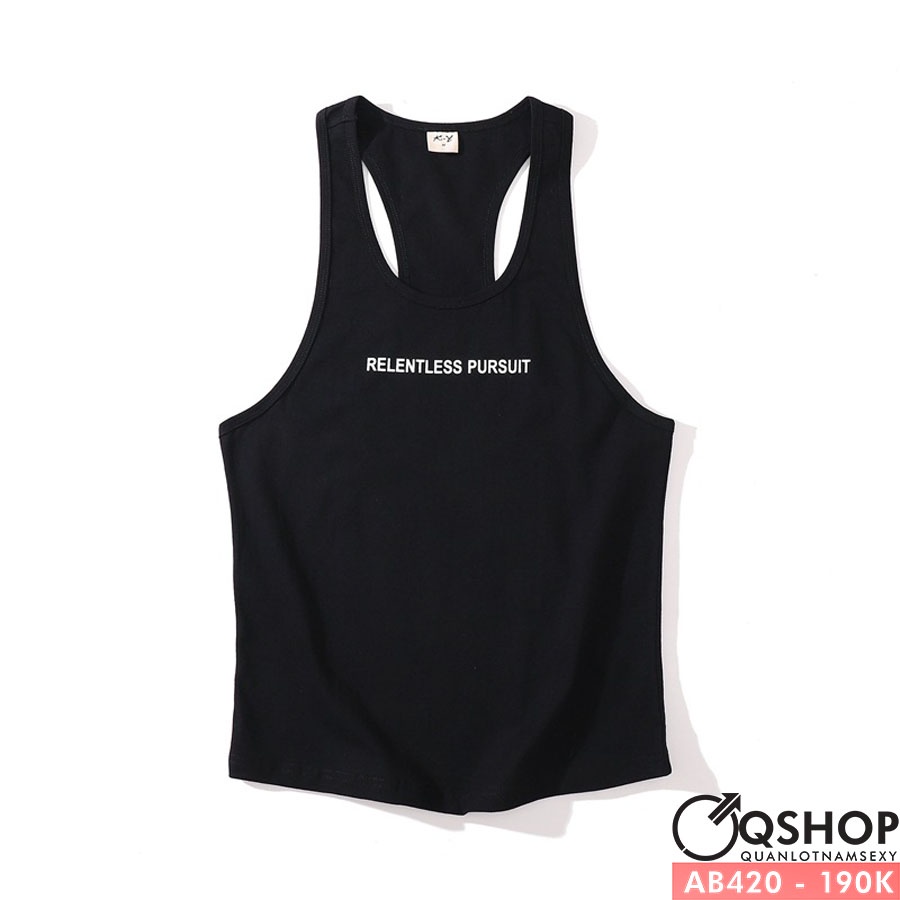 Áo thun ba lỗ nam mẫu mới QSHOP AB420