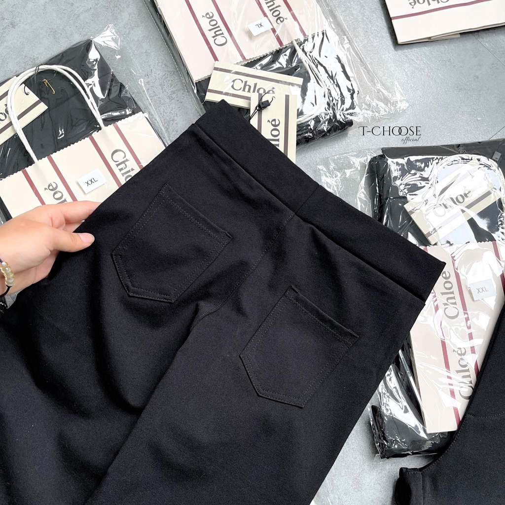 Quần legging Chloe' nữ, co giãn tốt, legging dáng dài - HLSTORE