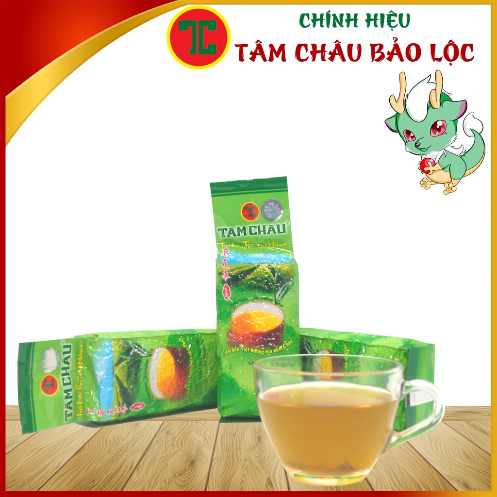 [TÂM CHÂU]05 Gói Trà Lài Bao nhôm Hút chân không 200G - Chính hiệu TÂM CHÂU BẢO LỘC
