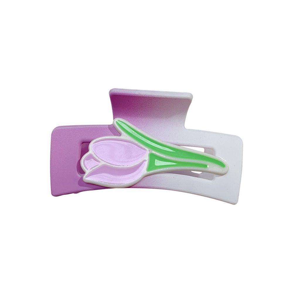 Kẹp Tóc Càng Cua Lớn Hình Hoa Thanh Lịch Dễ Thương Cho Nữ